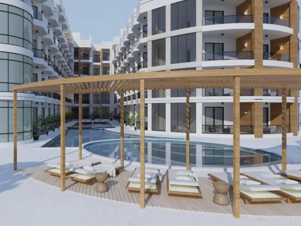 شقه ٦٩ م فيو بول بشاطئ خاص