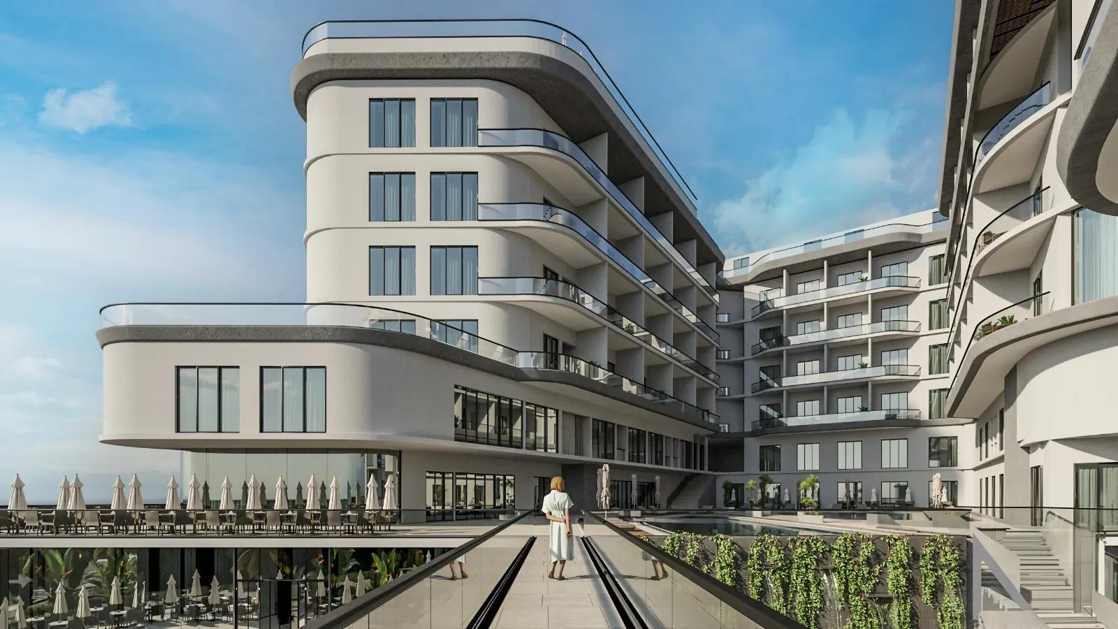 شقة بمساحة 90 م² فيو بول و بحر