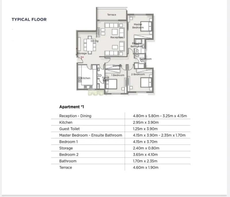 شقة للبيع في بالم باركس