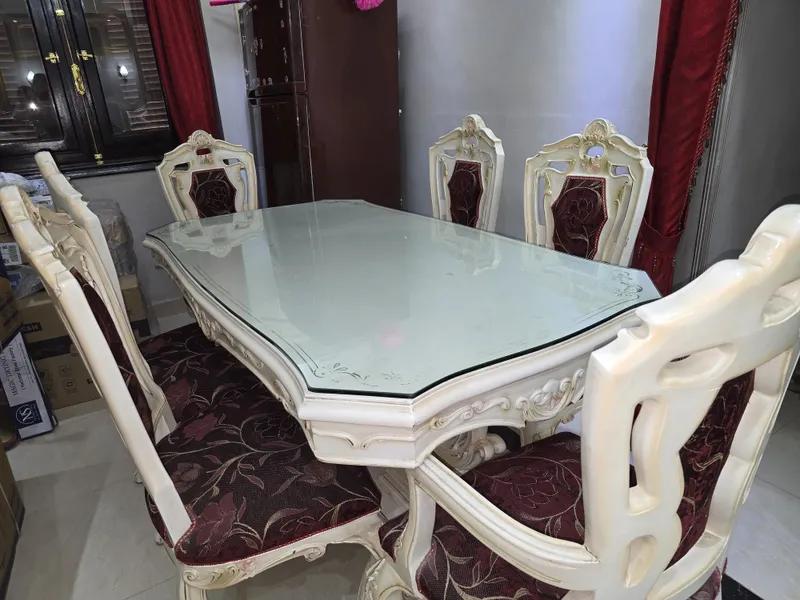 ترابيزة سفره + ٦ كراسي في مناطق اخرى في القاهرة, القاهرة - 17 EGP