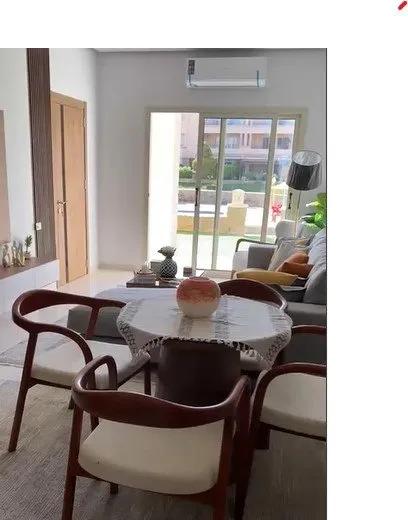 شاليه استلام فوري متشطب سوبرلوكس ارضي بجاردن بالمقدم فقط