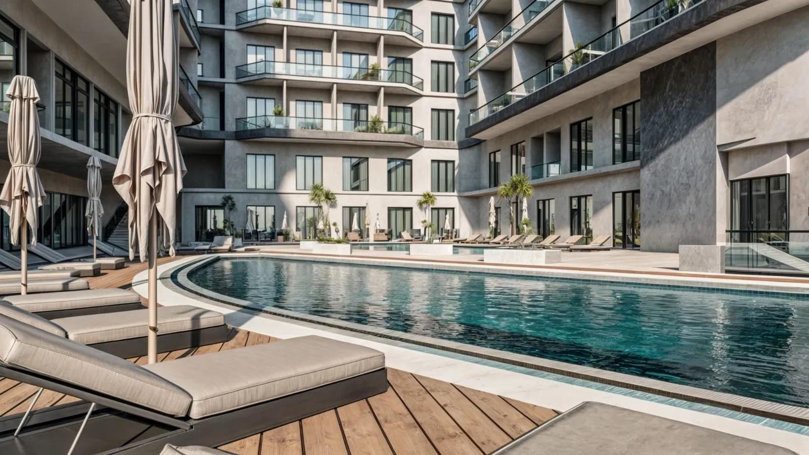 شقه فيو حمام سباحه مساحتها 80 متر مربع غرفتين مقدم 20% فقط