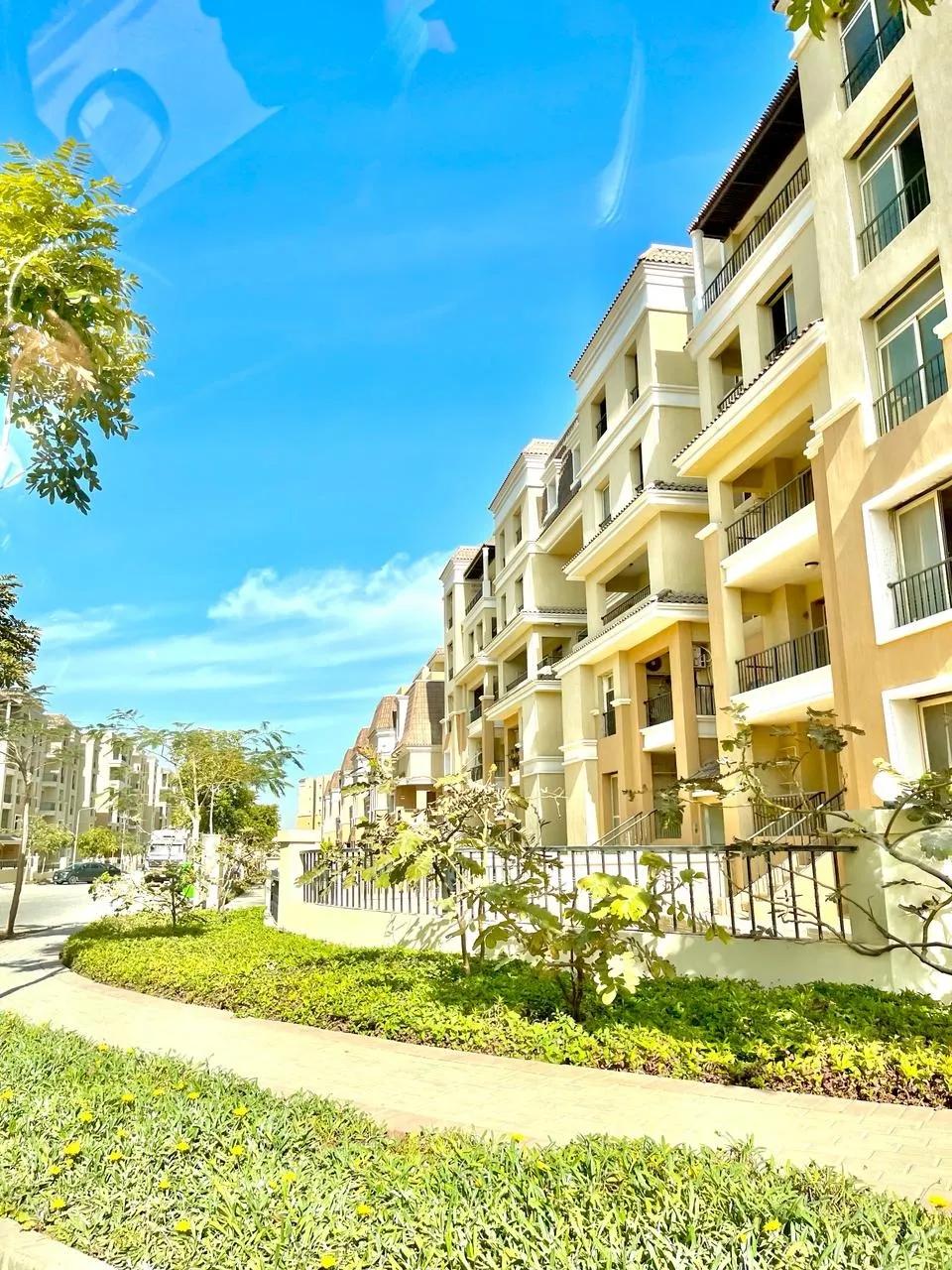 شقة للبيع 156 م في كمبوند سراي القاهرة الجديدة بالتقسيط حتى 12 سنة