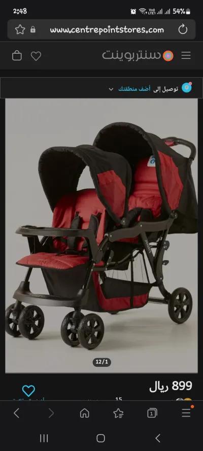 عربة أطفال توأم للبيع في 6 أكتوبر, الجيزة - 11,000 EGP