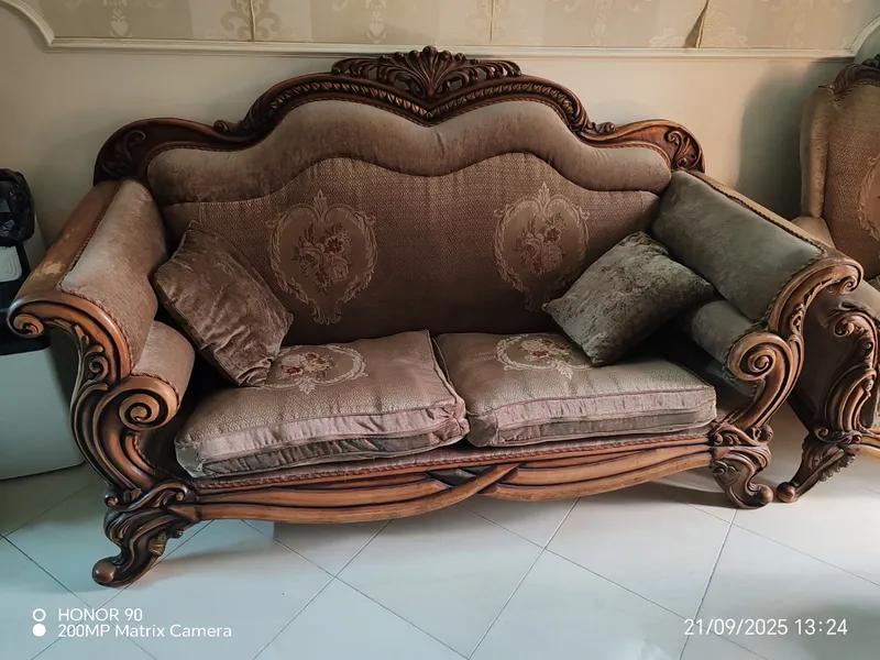 طقم انتريه ستيل خشب زان في مدينة الشروق, القاهرة - 15,000 EGP