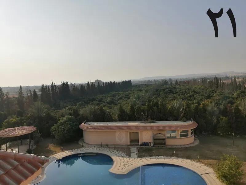 مزرعة بجمعية احمد عرابي مساحه 10 فدان 40 الف متر بها ٣ قصور