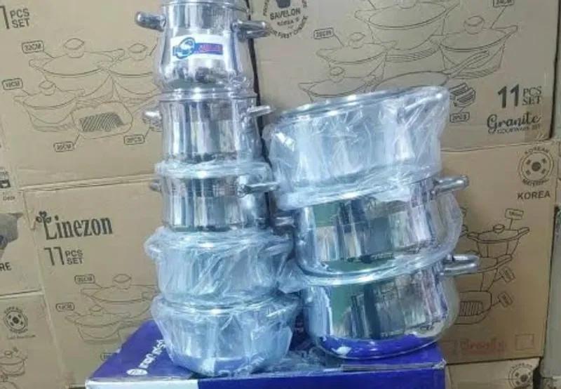 تصفيات طقم حلل الدهان التركي ٨ قطعة في المنتزه, الإسكندرية - 1,750 EGP