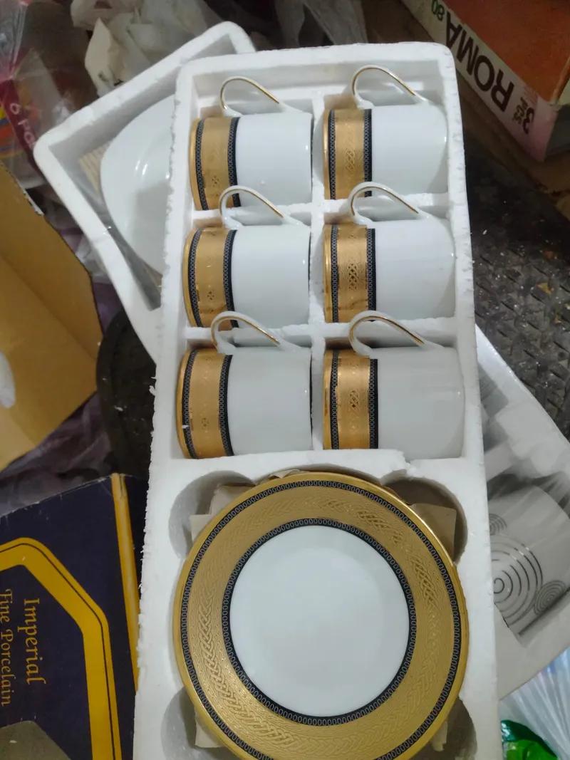 طقم قهوة بورسلين يابانى مختوم ١٢ قطعة في وسط القاهرة, القاهرة - 900 EGP