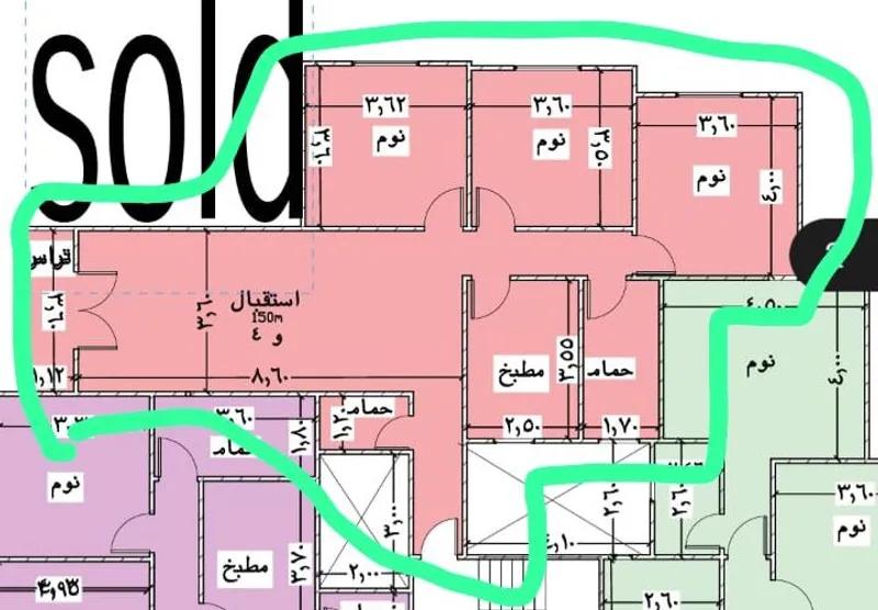 شقة للبيع في مدينة العبور