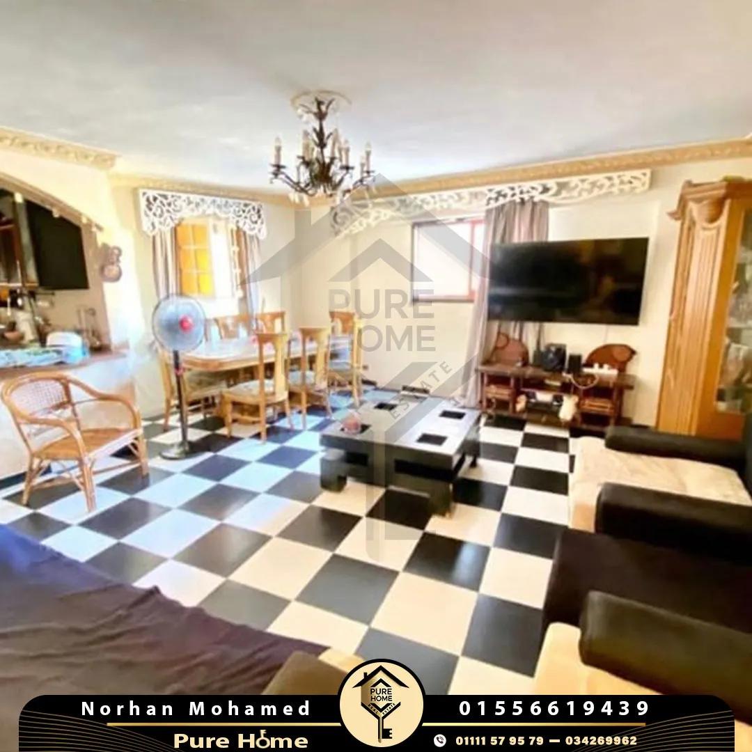 شقة للبيع 120 م - جليم - شارع احمد فتحي