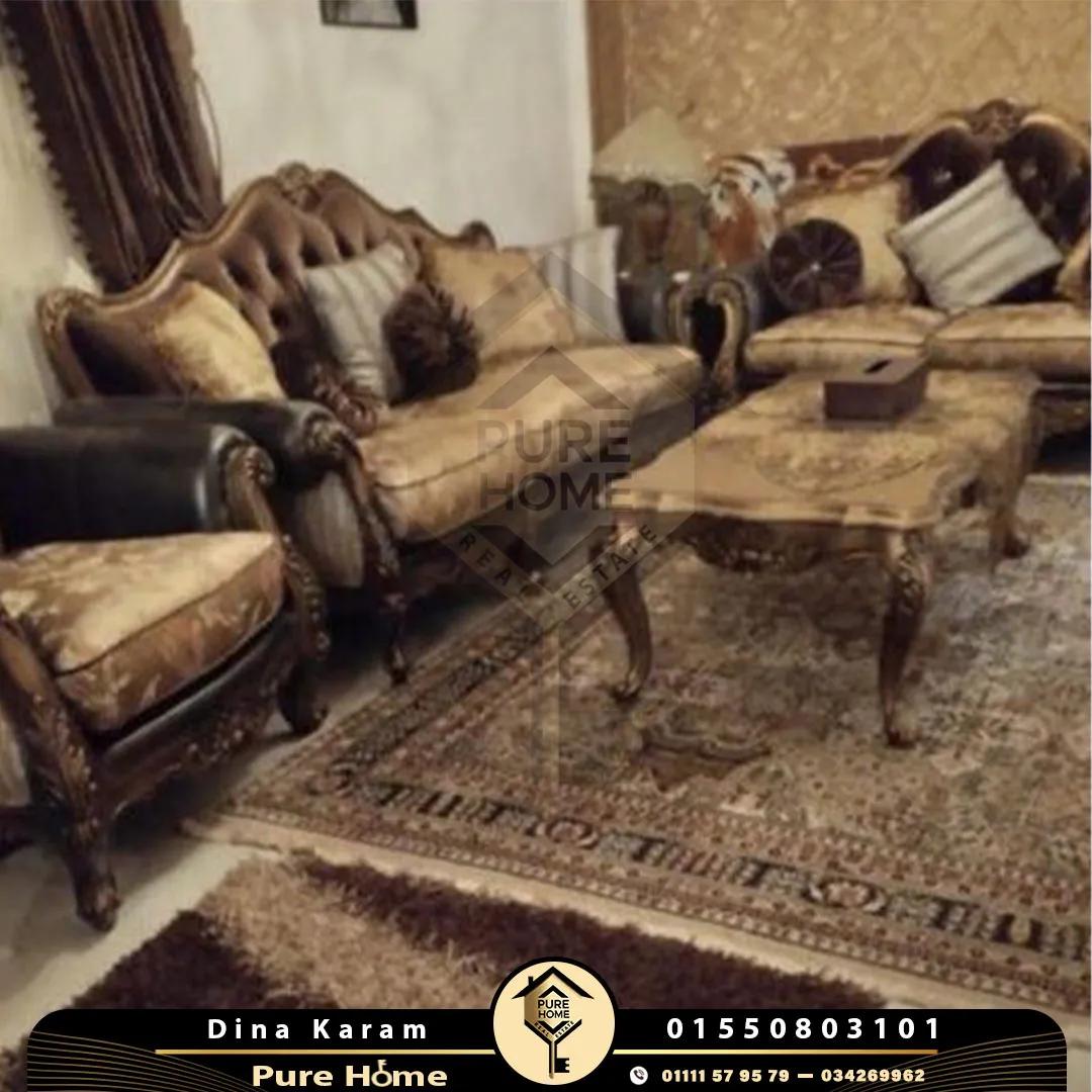 شقة مفروشه للايجار 90 م – الابراهيمية – تاني نمره من شارع أبوقير