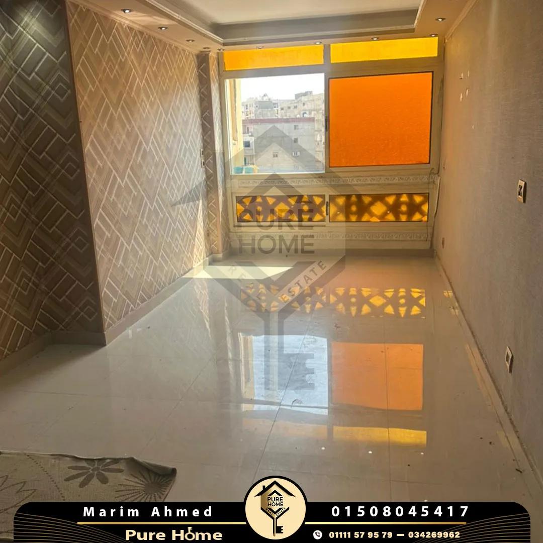 شقة للبيع 120 م - محرم بك - متفرع من شارع منشا