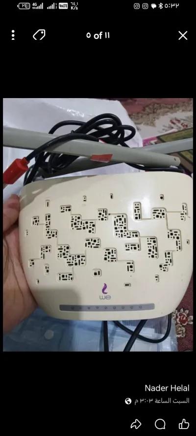 راوتر وي مستعمل يشبه الجديد في نقادة, قنا - 600 EGP