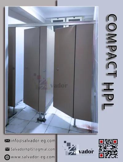 الكومباكتhpl قواطيع ابواب الحمامات بخامات عالية الجودة في النزهة الجديدة, القاهرة - 100 EGP