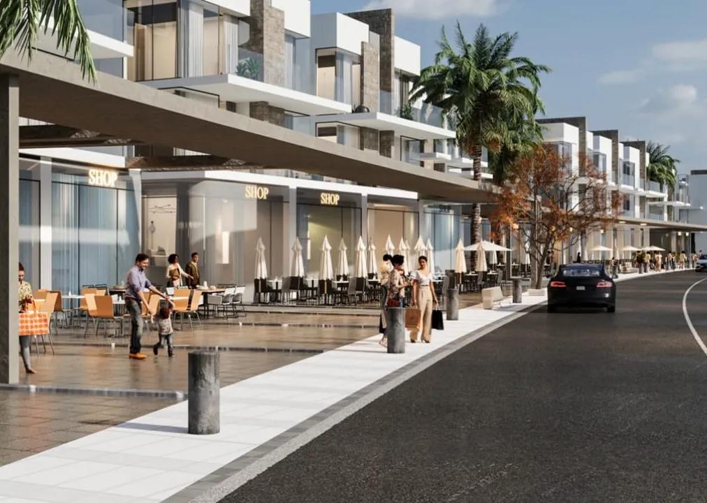 شقة 86م تشطيب الترا سوبر لوكس إطالة ع حمام السباحة في long beach