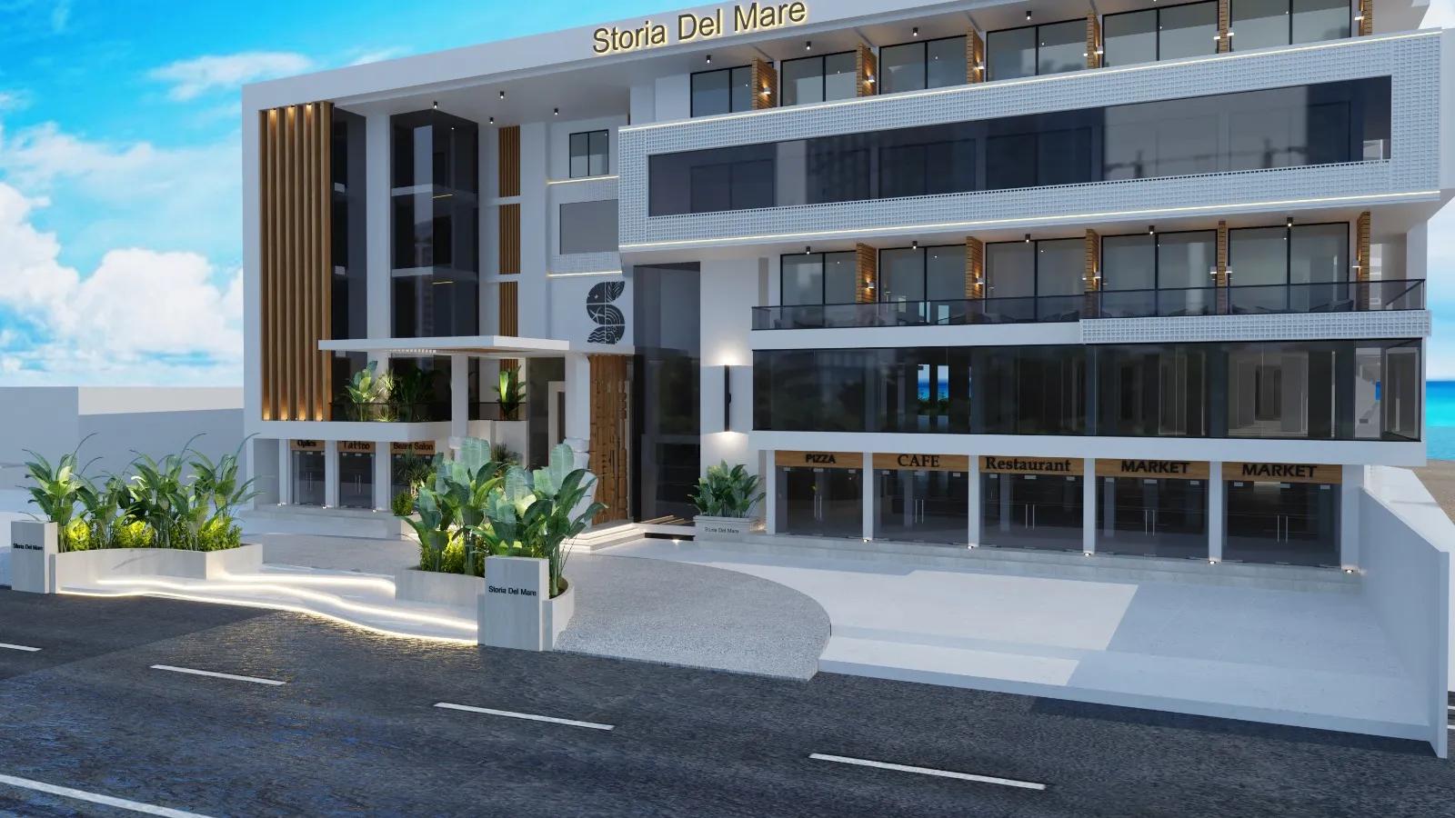 استوديو 44متر تشطيب الترا سوبر لوكس إطالة ع حمام السباحة والبحر