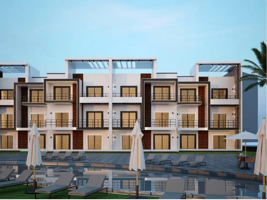 شقة غرفة و صالة بحديقة خاصة