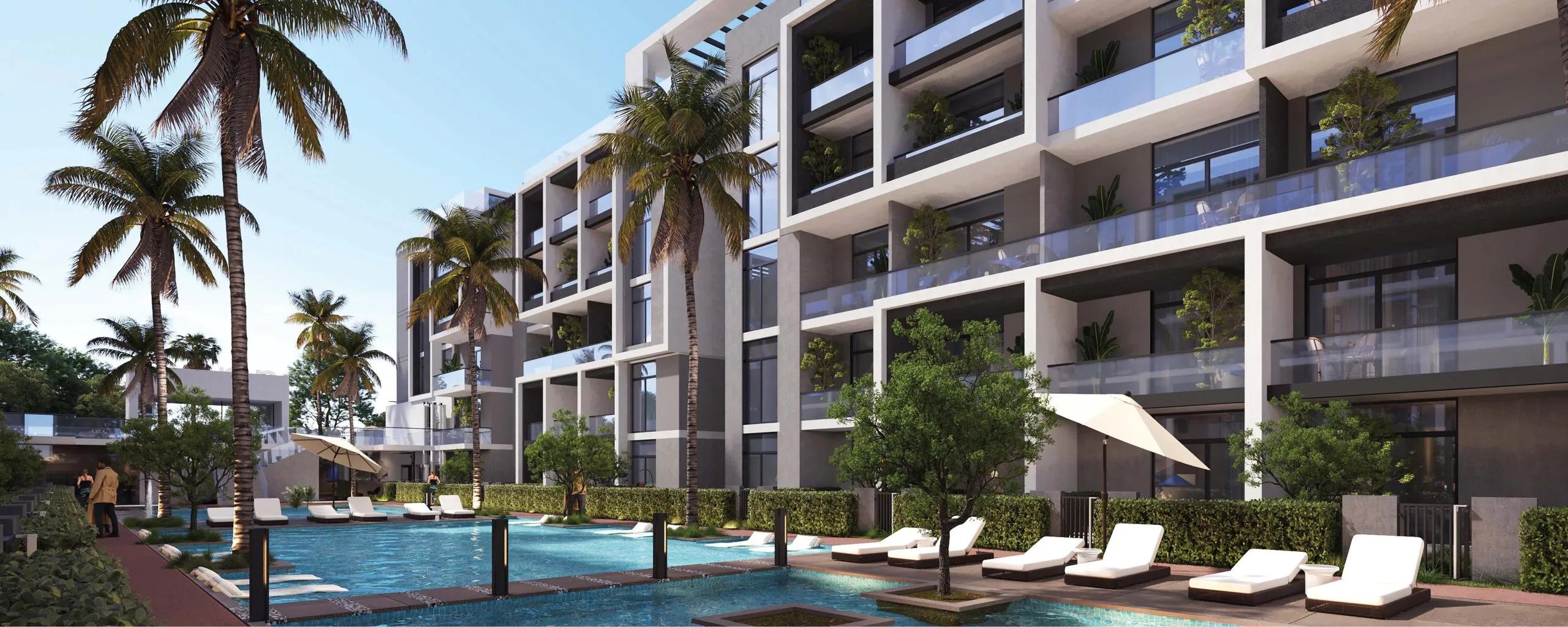 شقة 67م أوضة وصالة بإطلالة بحرية ستوريا ديل ماري الغردقة