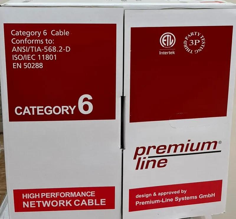 كابل بريميوم لاين CAT 6 AWG 23 الاصلي بضمان الوكيل في مدينة نصر, القاهرة - 8 EGP