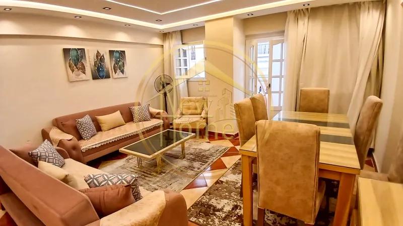 شقه 130م للايجار المفروش بميامي في ميامي, الإسكندرية - 17,000 EGP