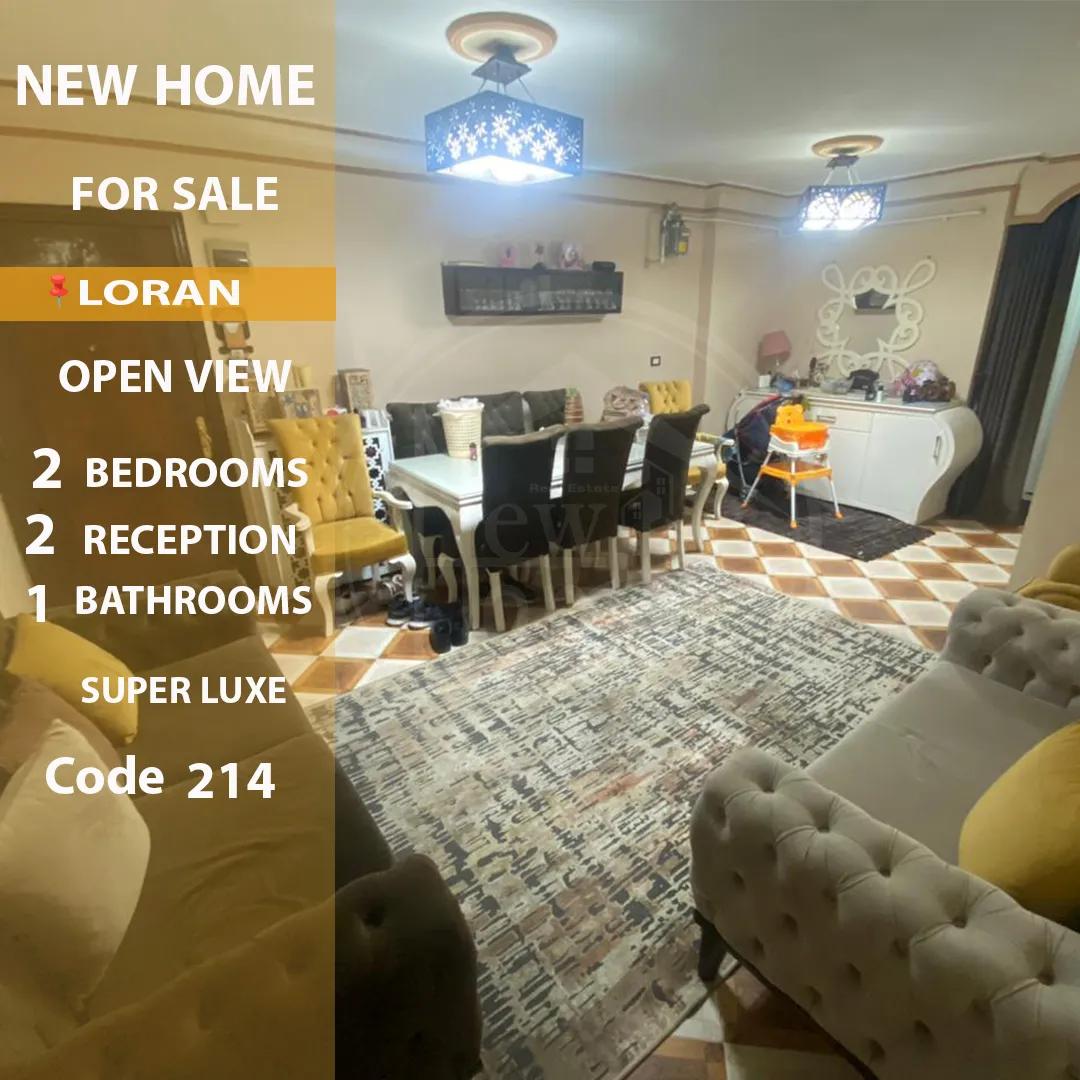 شقه 87م للبيع بلوران