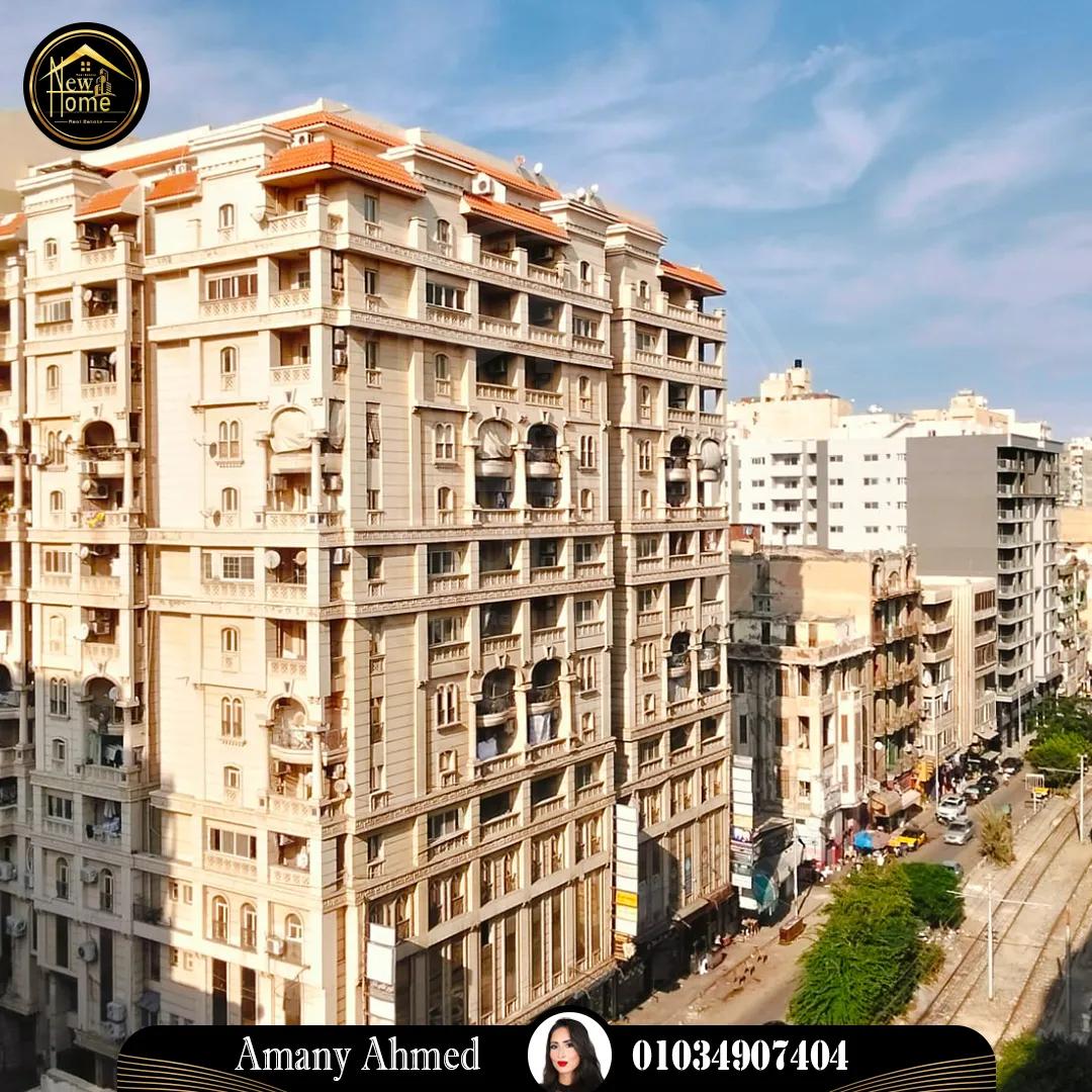 شقة 178 م للبيع – الإبراهيمية علي الترام مباشر