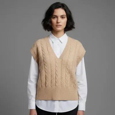 فيست تريكو نسائي (V-Neck) - لمسة من الأناقة الشتوية في الشيخ زايد, الجيزة - 260 EGP