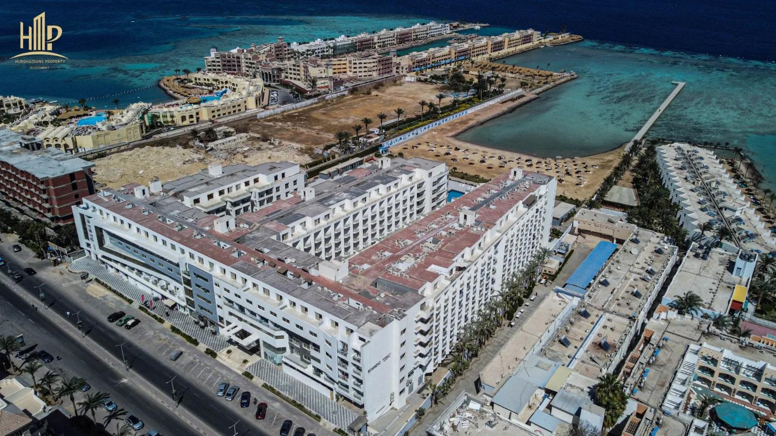 شقة 100م² غرفة نوم بإطلالة بحرية مباشرة منتجع سكانديك