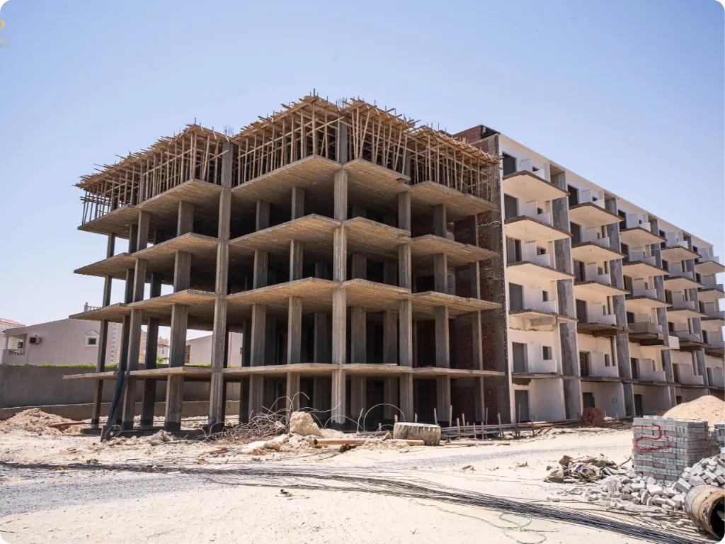 شقة 78م غرفة بإطلالة بحر وبسين في منتجع أورو بيتش الغردقة