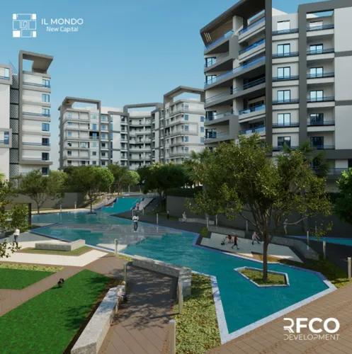 شقة استلام فوري للبيع بأميز لوكيشن في R7 العاصمة الأدارية