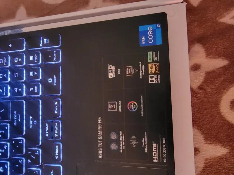 ASUS TUF GAMING 15 CORE I7 H12 RTX3050 في القاهرة الجديدة, القاهرة - 28 EGP