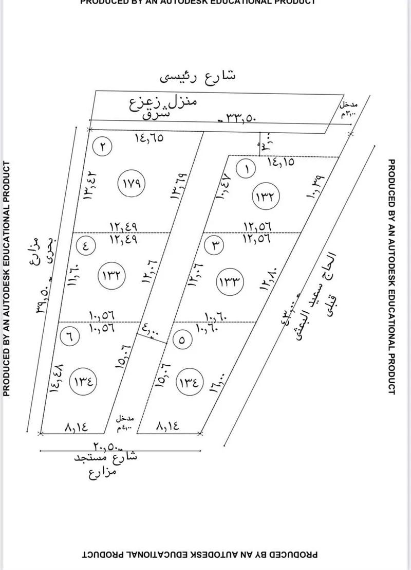أرض سكنية للبيع في الباجور