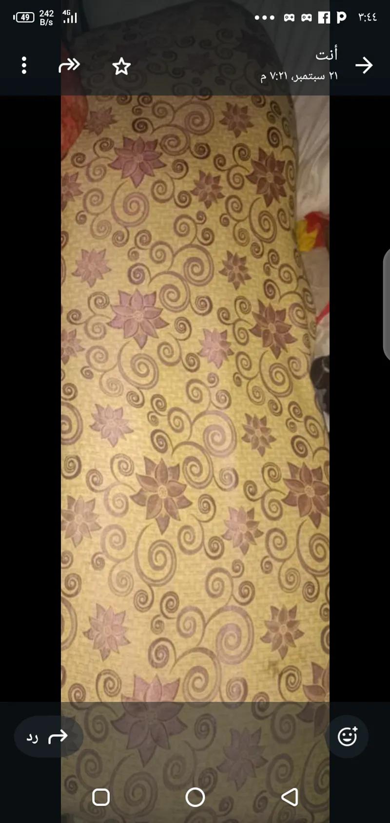 سرير خشب بدورين ومرتبه قطن 120 في شبرا الخيمة, القليوبية - 5,000 EGP