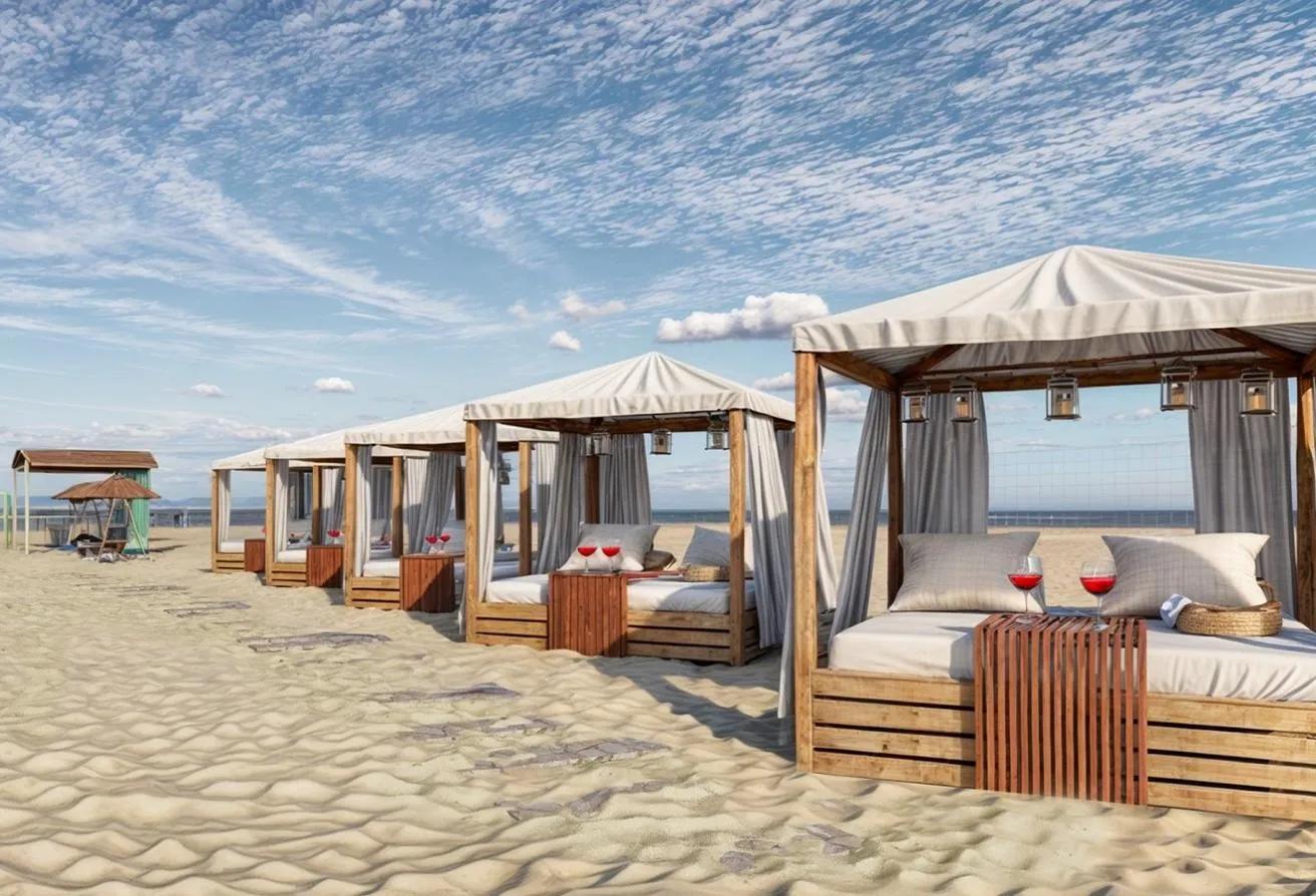 شاليه للبيع 60م في العين السخنه ( منتجع بيلا باي بيتش