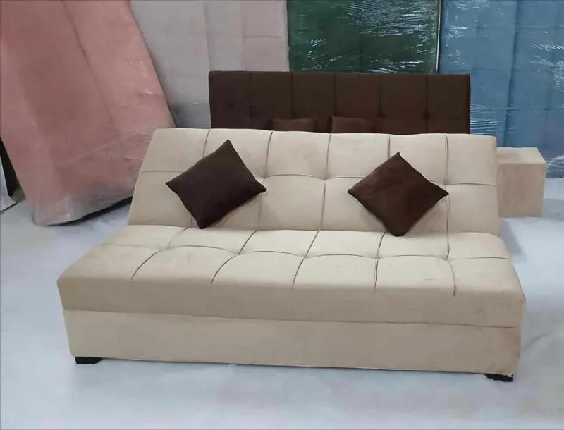 كنبة صوفا بيد 3*1 (كنبة سرير شازلونج)