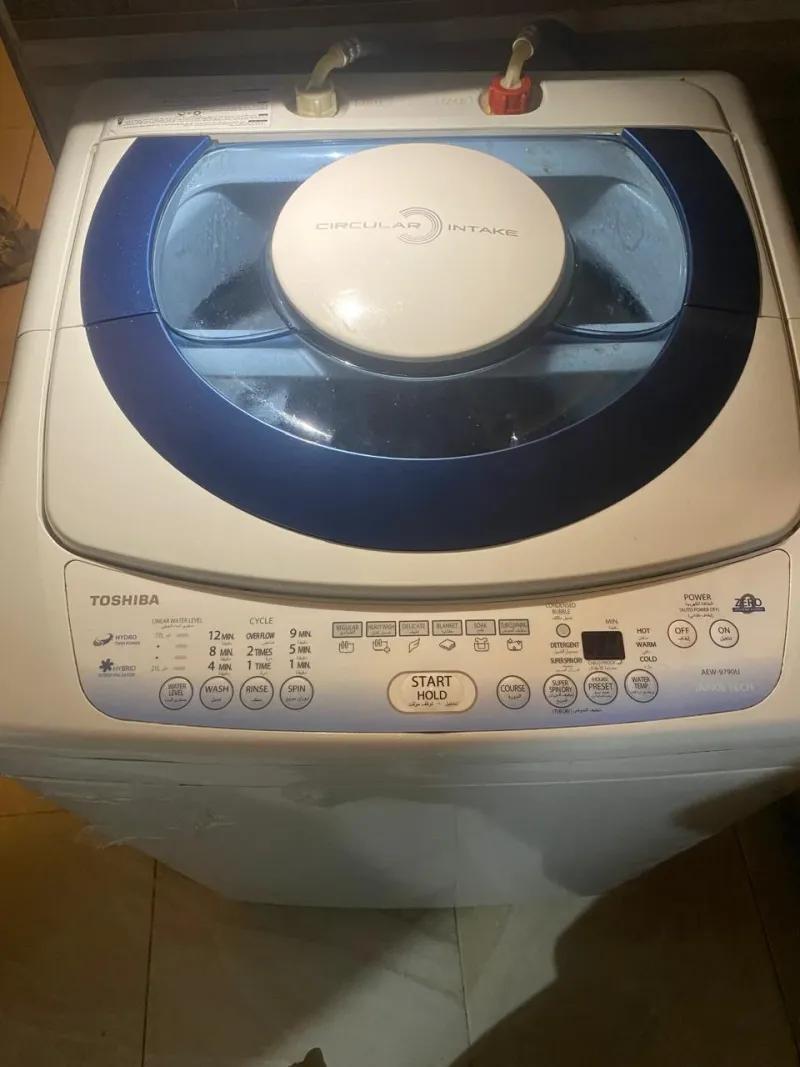غساله توشيبا فوق اتوماتيك بضمان العربي 10كيلو