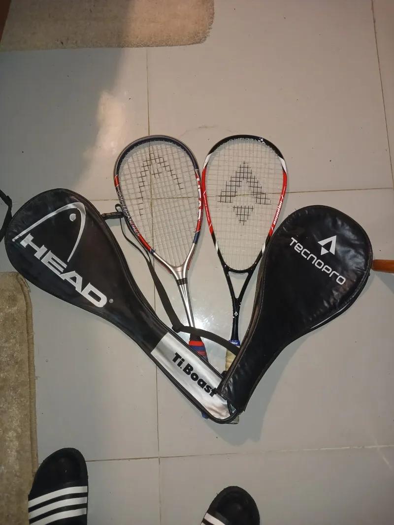 مضارب تنس واسكواش بحالة ممتازة في مدينة نصر, القاهرة - 2,500 EGP