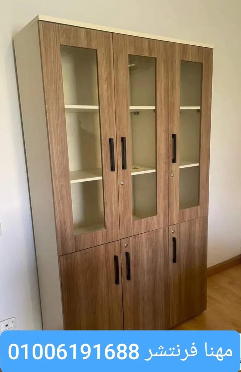 مكتبة ملفات ضلف زجاج 4 رف داخلى حفظ مستندات في المهندسين, الجيزة - 13,800 EGP