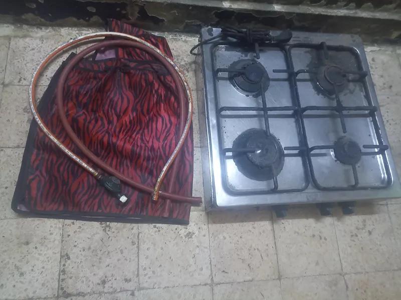 بتوجاز مسطح يونيون اير ٤ عيون و معه خرطومين امبوبه و منظم و كفر امبوبه في مدينة السلام, القاهرة - 900 EGP