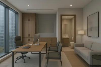 أستلم مكتب83م متشطب في التجمع الخامس بدون مقدم