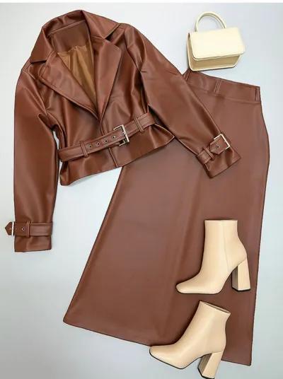 جيبه جلد والبلاوز جلد سيجار مستورد عالي الجودة ♥️💥 في دمنهور, البحيرة - 550 EGP