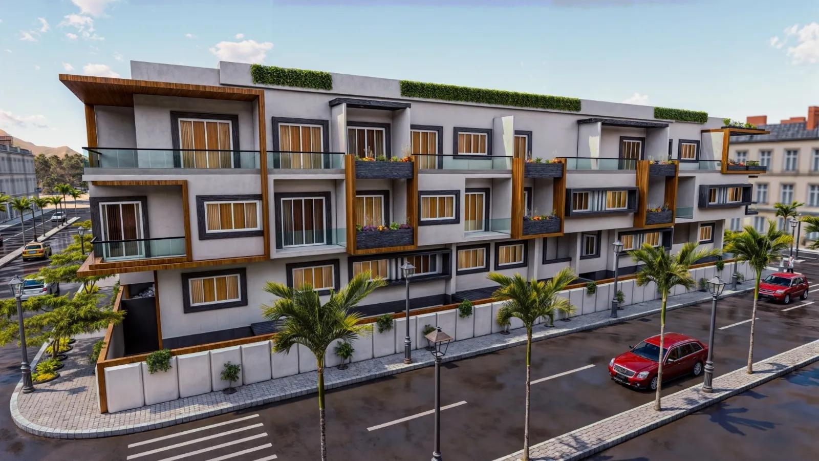 شقة 55م دور أول في مجاويش