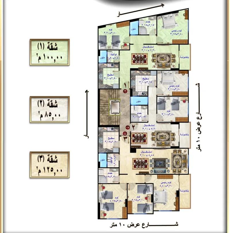 شقة للبيع في أخطاب