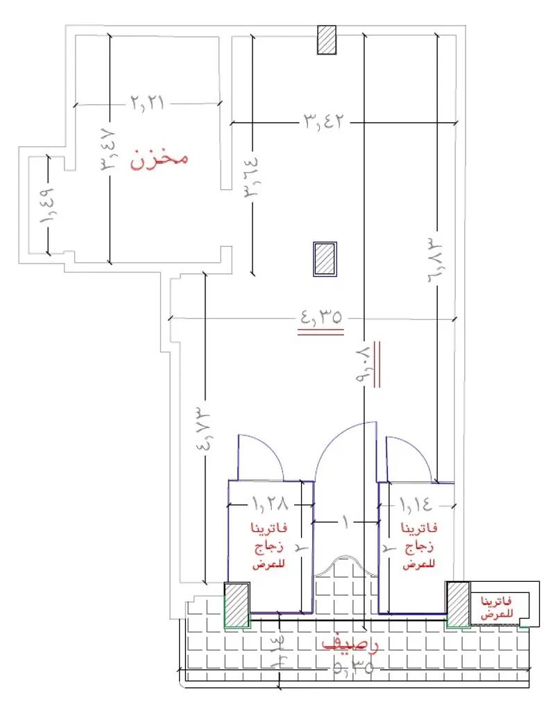 محل للبيع بجوار كايرو مول الهرم مباشرة – أمام السجل