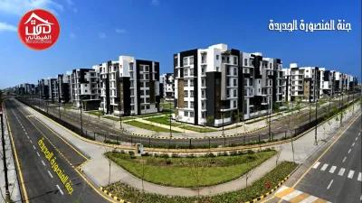 شقه للبيع جنة المنصورة الجديدة في دمياط الجديدة, دمياط - 10,000 جنيه