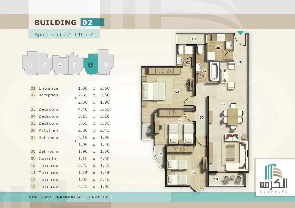 متاح شقة ايجار كمبوند الكرما السيوف بجوار فتح الله و كارفور ستي لايت
