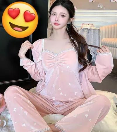 بيجاما شتوي ٣ قطع مستورد في بركة السبع, المنوفية - 490 EGP