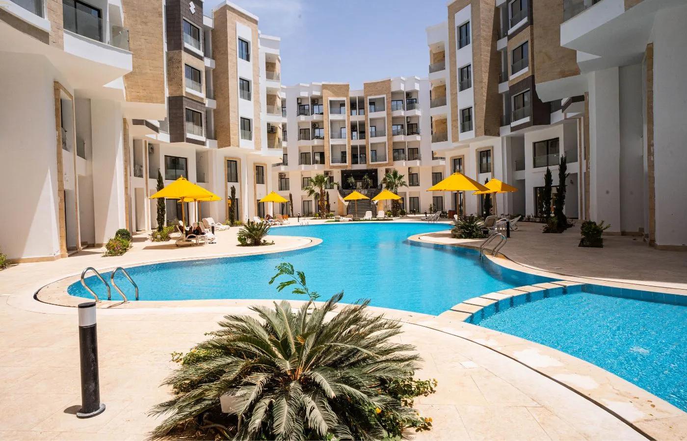 Large 3 BDR Apartment in a Cozy Compound with Swimming Pool