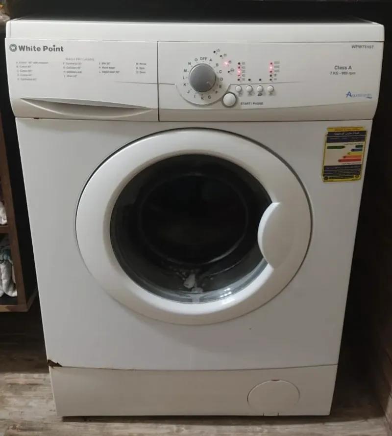 غسالة اوتوماتيك وايت بوينت 7 كيلو حالة جيدة جدا ماشاء الله