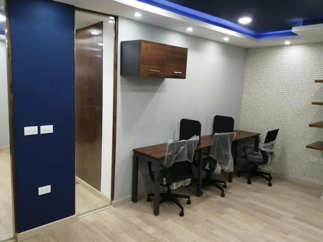 مكتب ادارى مفروش ومجهز بالكامل للايجار المهندسين تفرعات البطل